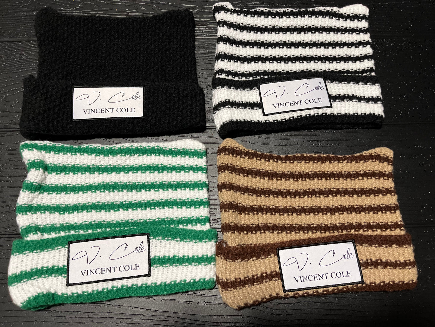 V.COLE “Teddy Bear” Unisex Beanie Hat