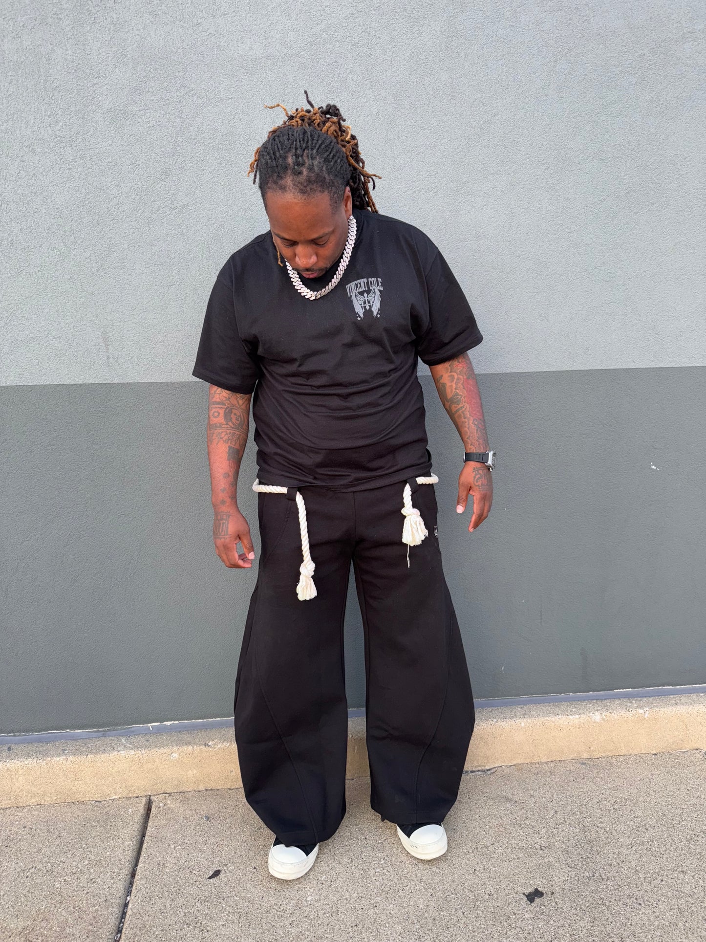 V. Cole “Bell Bottom” Oversized Pants