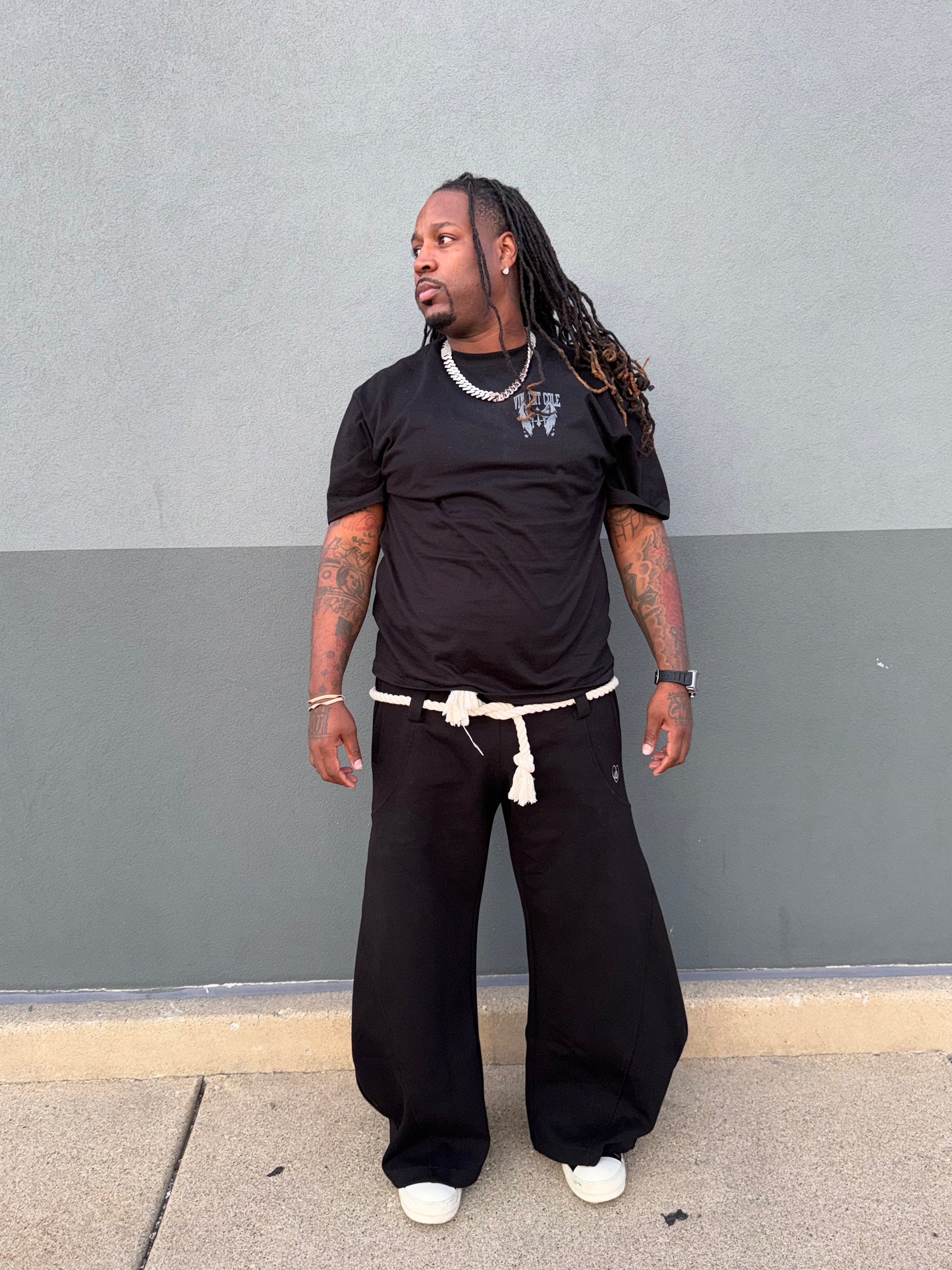 V. Cole “Bell Bottom” Oversized Pants