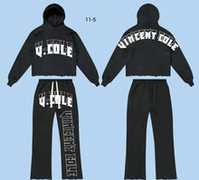 Load image into Gallery viewer, V. Cole “Rock &amp; Roll” Stacked Sweatsuit Set
