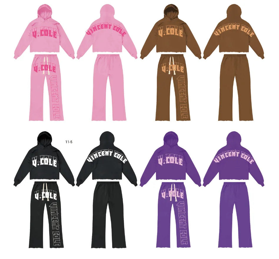 V. Cole “Rock & Roll” Stacked Sweatsuit Set