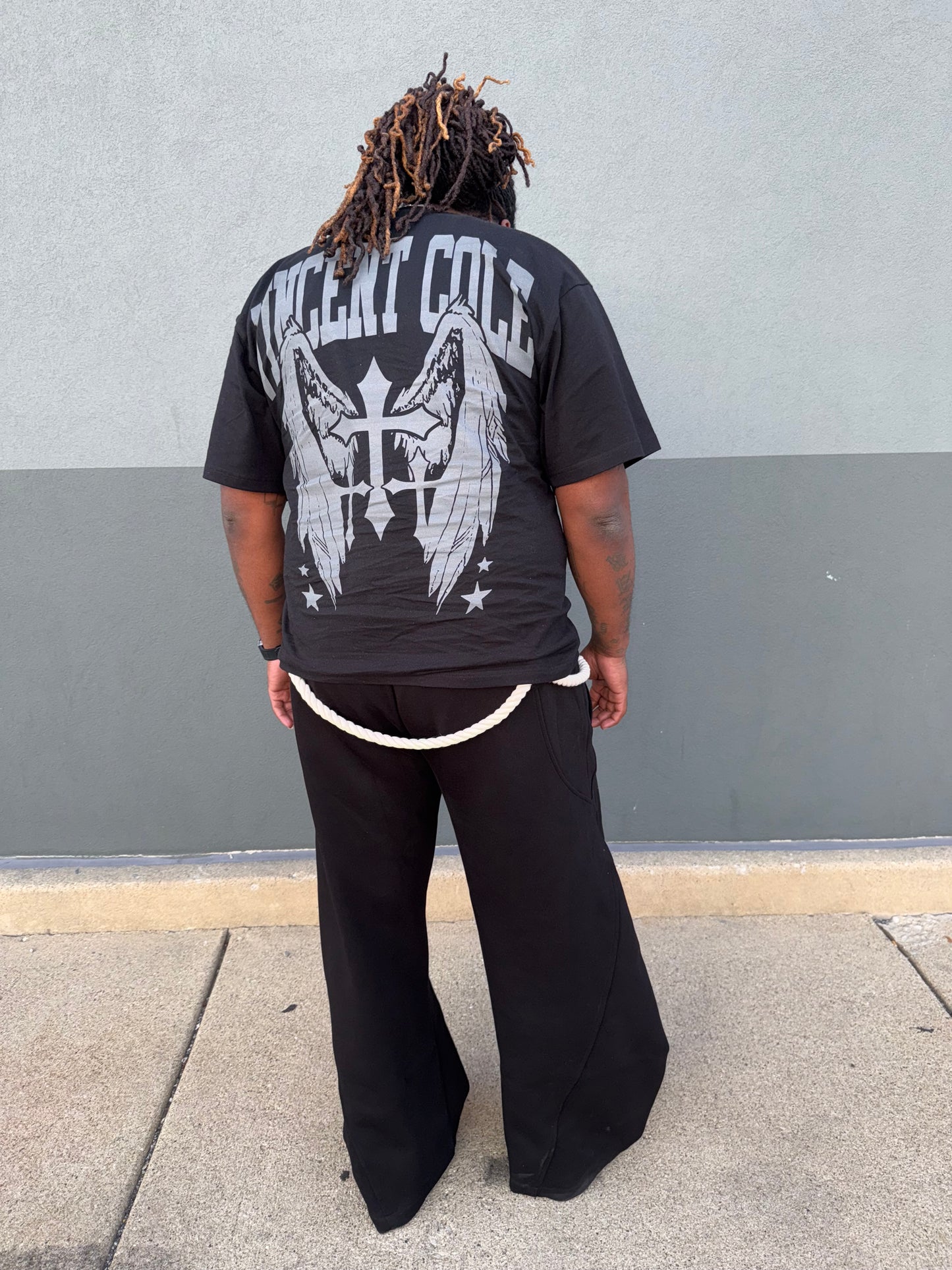 V. Cole “Bell Bottom” Oversized Pants