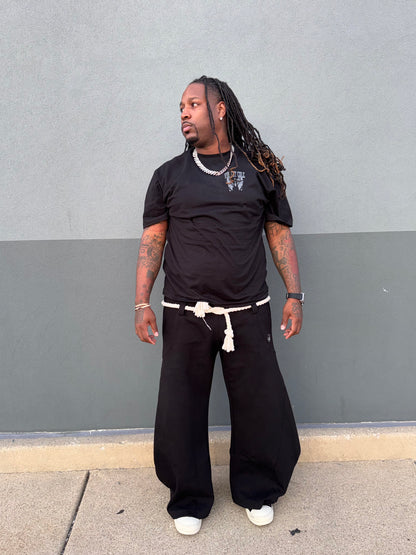 V. Cole “Bell Bottom” Oversized Pants
